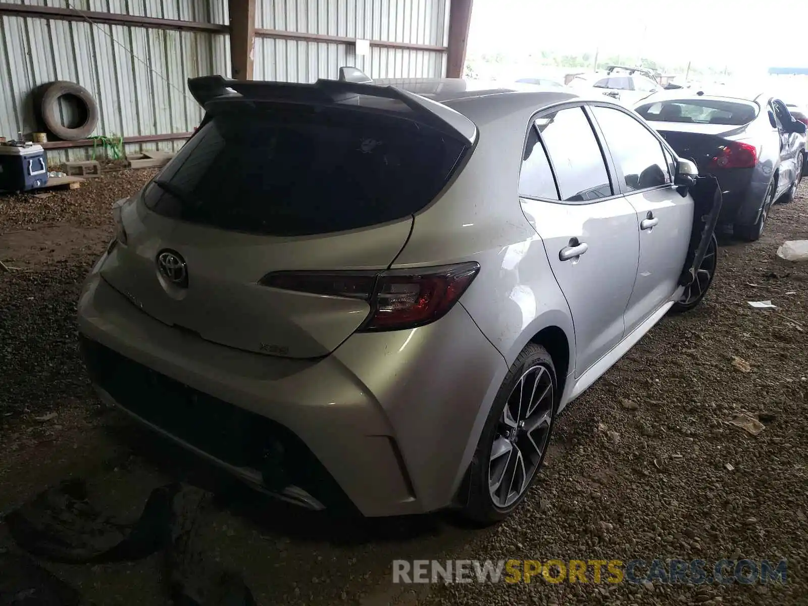 4 Photograph of a damaged car JTNC4MBE3M3109232 TOYOTA COROLLA 2021