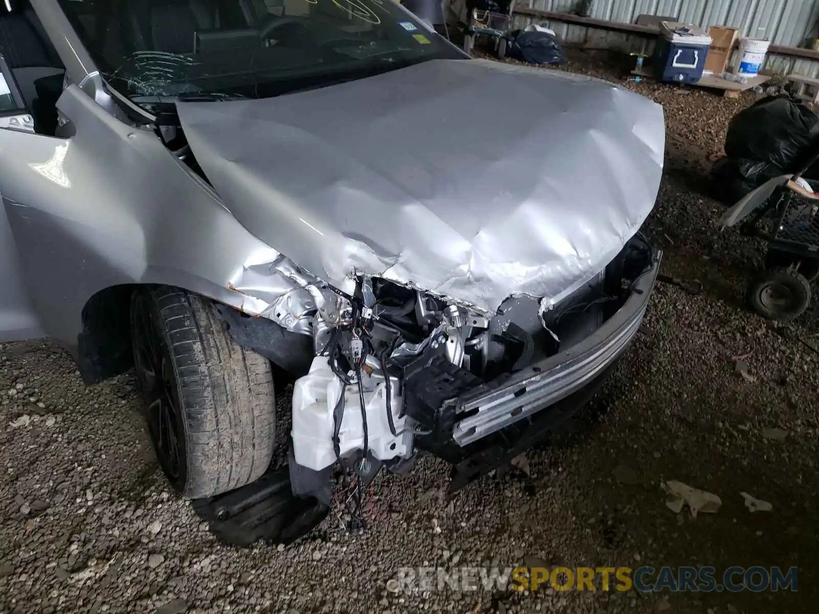 9 Photograph of a damaged car JTNC4MBE3M3109232 TOYOTA COROLLA 2021