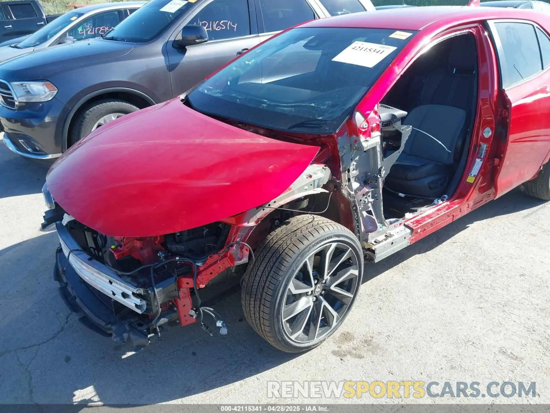 6 Photograph of a damaged car JTNC4MBE4M3138772 TOYOTA COROLLA 2021