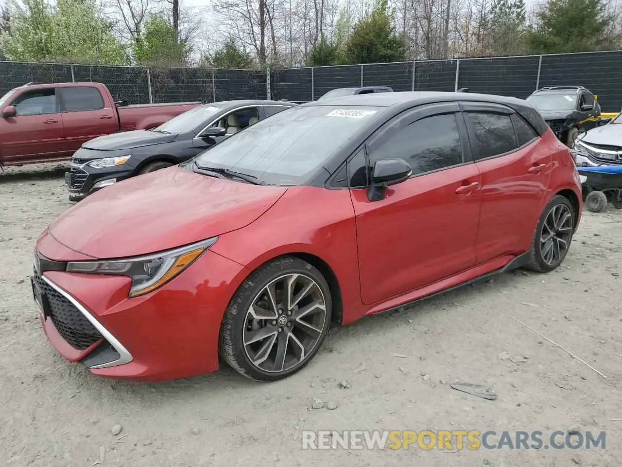 1 Photograph of a damaged car JTNC4MBE4M3144281 TOYOTA COROLLA 2021