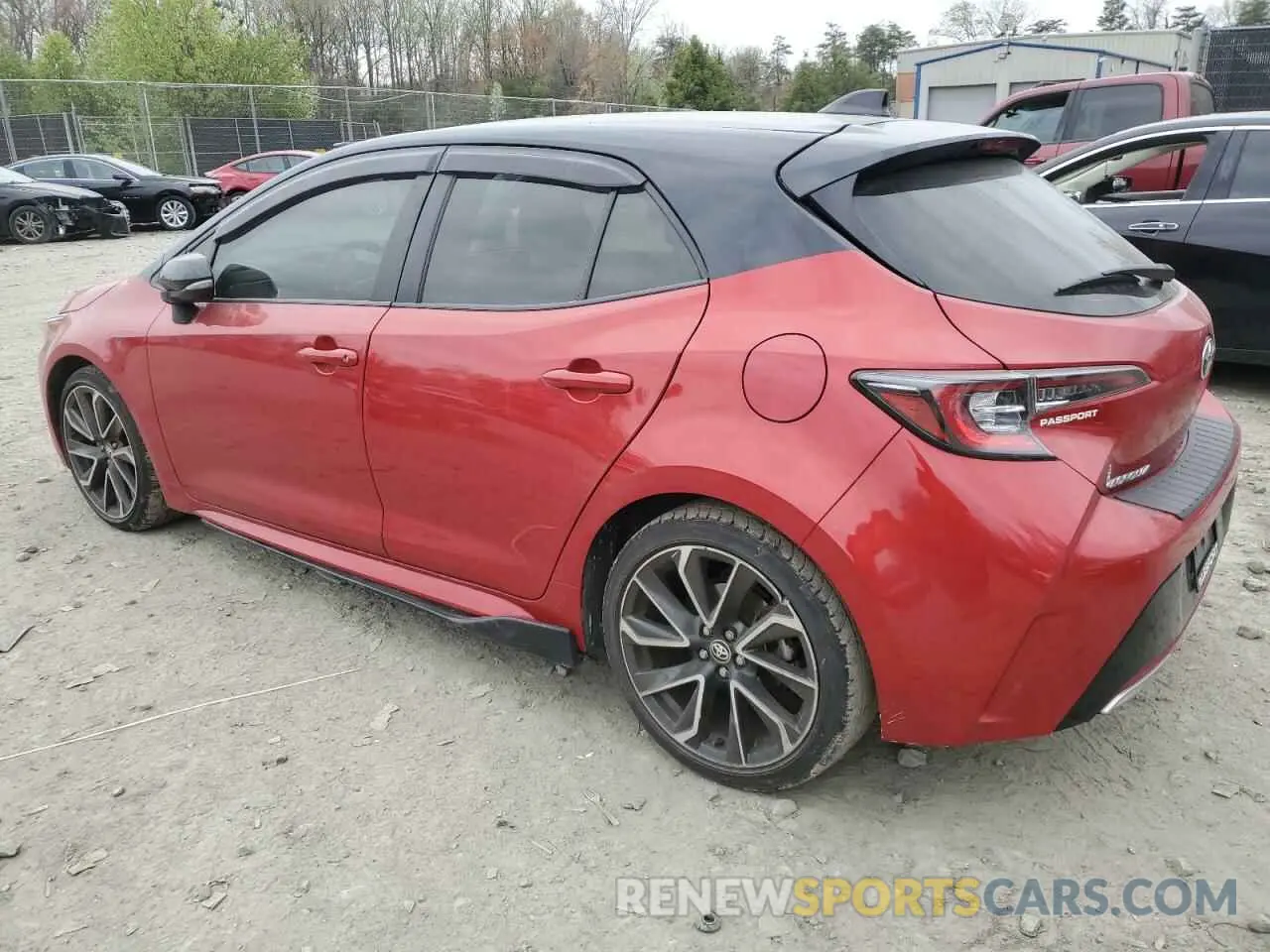 2 Photograph of a damaged car JTNC4MBE4M3144281 TOYOTA COROLLA 2021