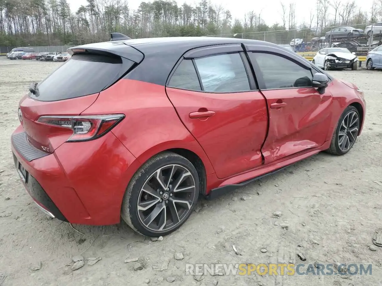 3 Photograph of a damaged car JTNC4MBE4M3144281 TOYOTA COROLLA 2021