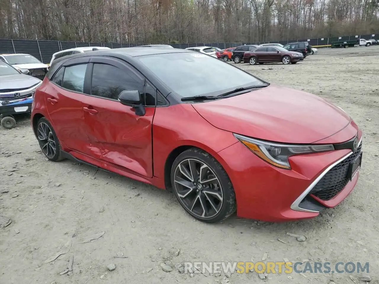 4 Photograph of a damaged car JTNC4MBE4M3144281 TOYOTA COROLLA 2021