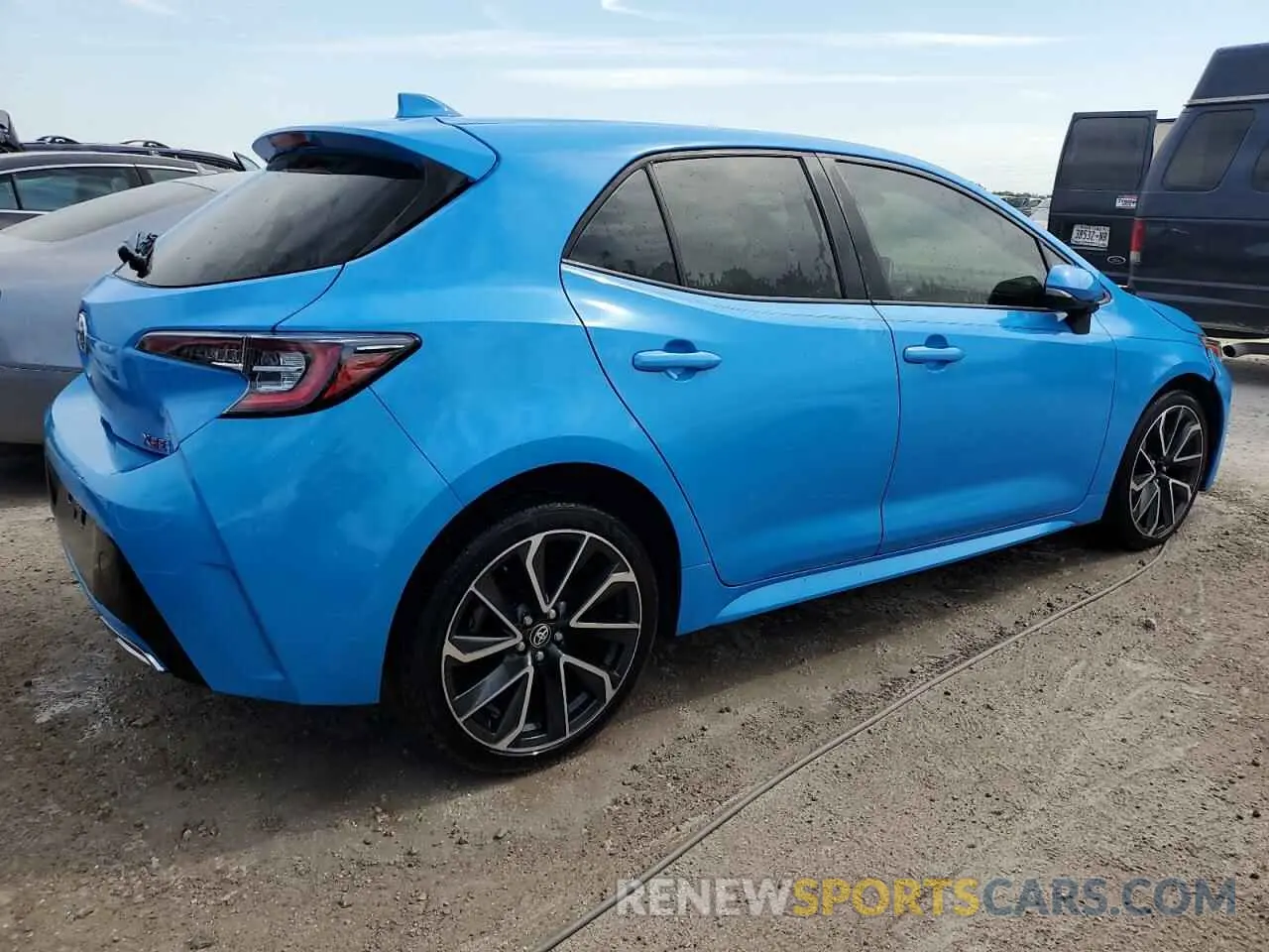 3 Photograph of a damaged car JTNC4MBE5M3106204 TOYOTA COROLLA 2021