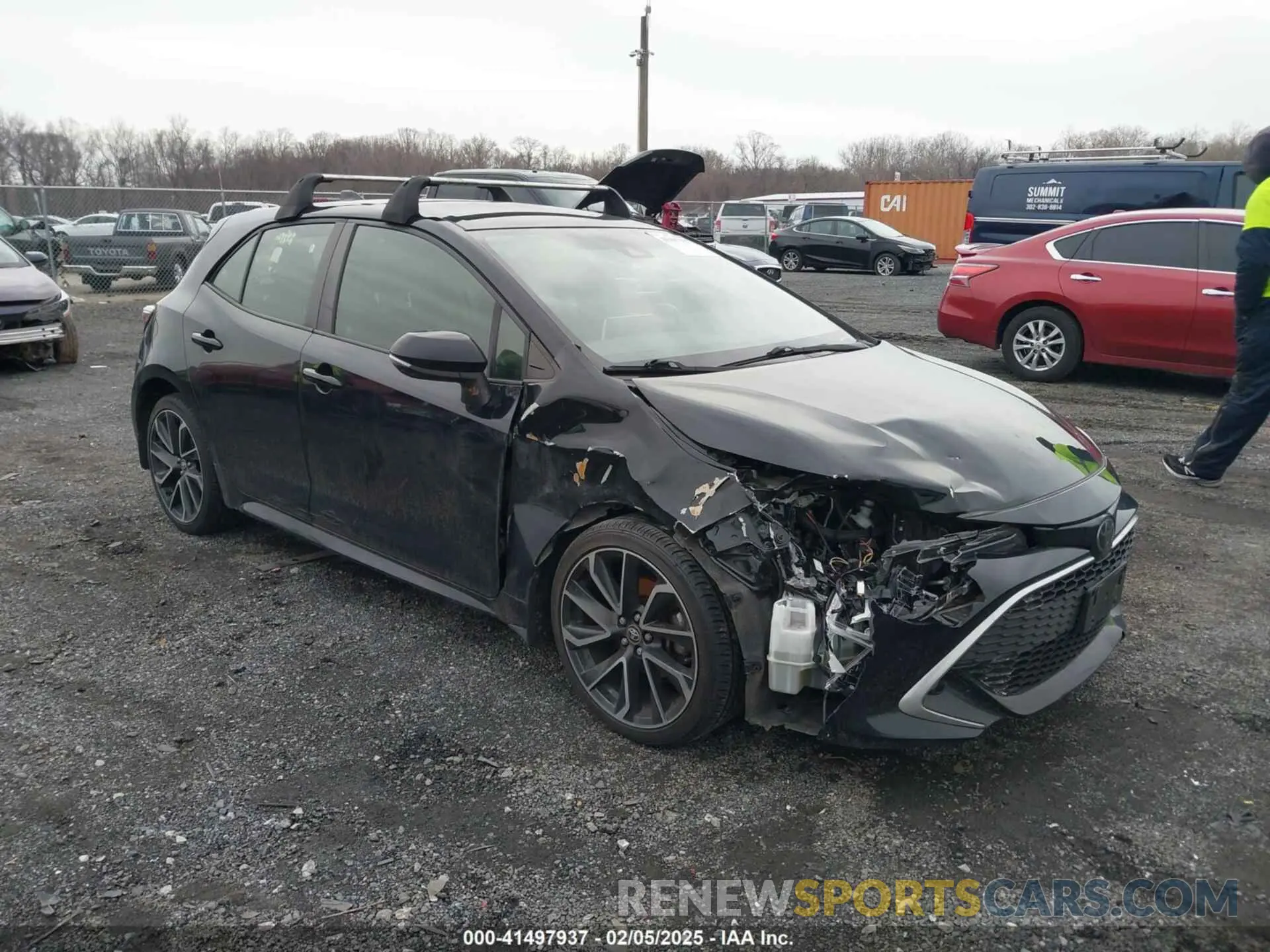 1 Photograph of a damaged car JTNC4MBE5M3106428 TOYOTA COROLLA 2021