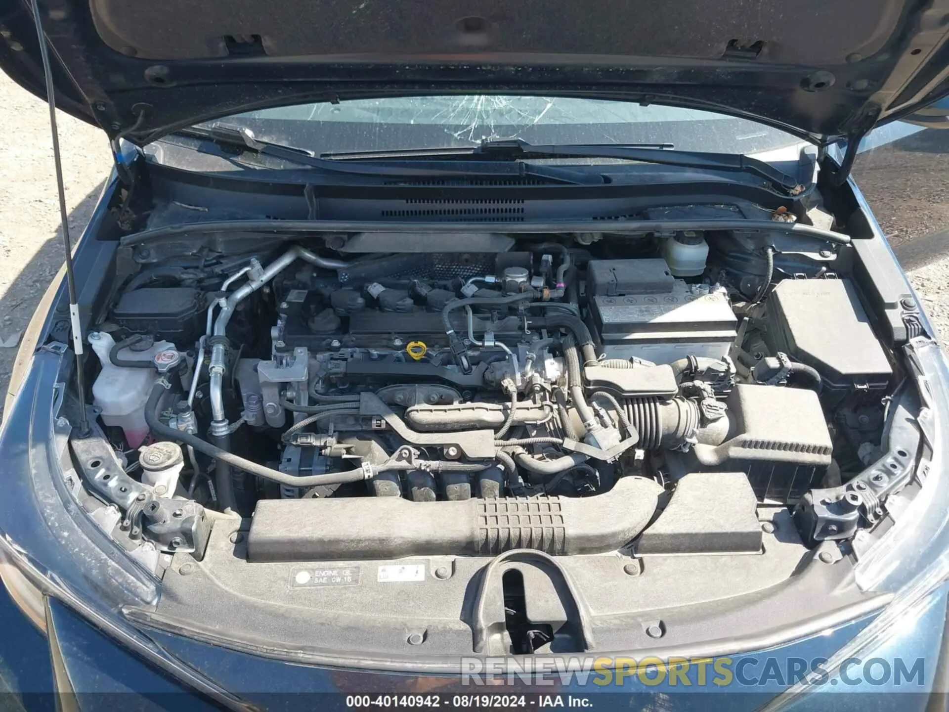 10 Photograph of a damaged car JTNC4MBE5M3124105 TOYOTA COROLLA 2021
