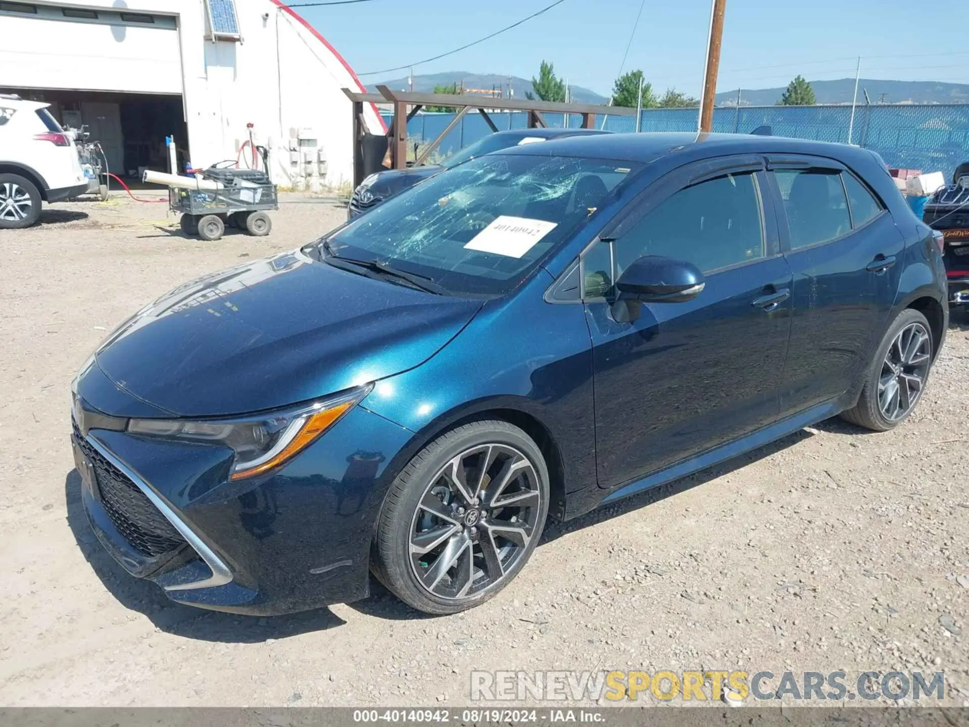 2 Photograph of a damaged car JTNC4MBE5M3124105 TOYOTA COROLLA 2021