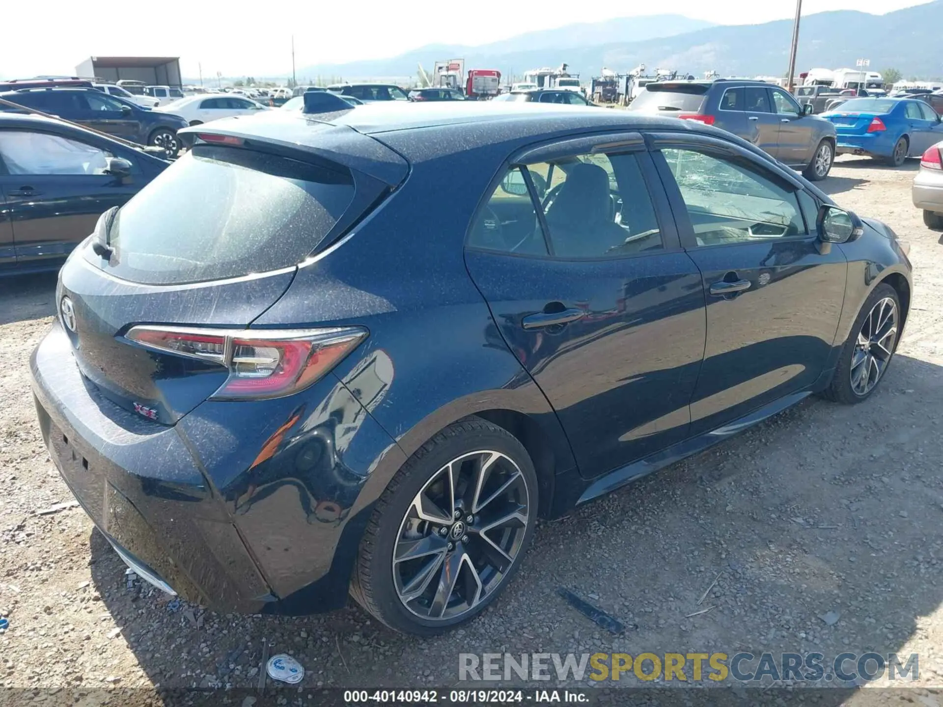 4 Photograph of a damaged car JTNC4MBE5M3124105 TOYOTA COROLLA 2021