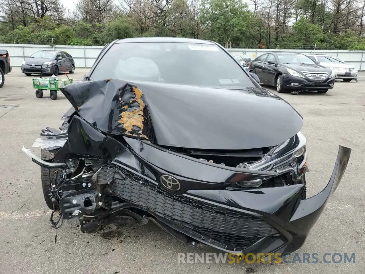 5 Photograph of a damaged car JTNC4MBE5M3133676 TOYOTA COROLLA 2021