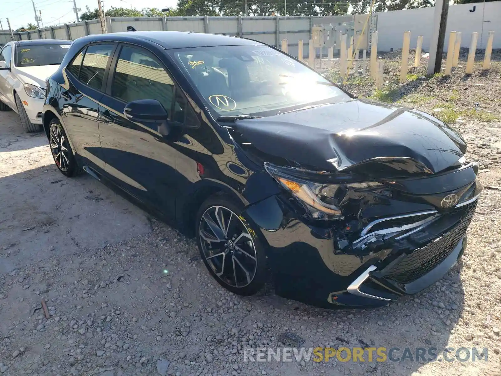 1 Photograph of a damaged car JTNC4MBE5M3137145 TOYOTA COROLLA 2021