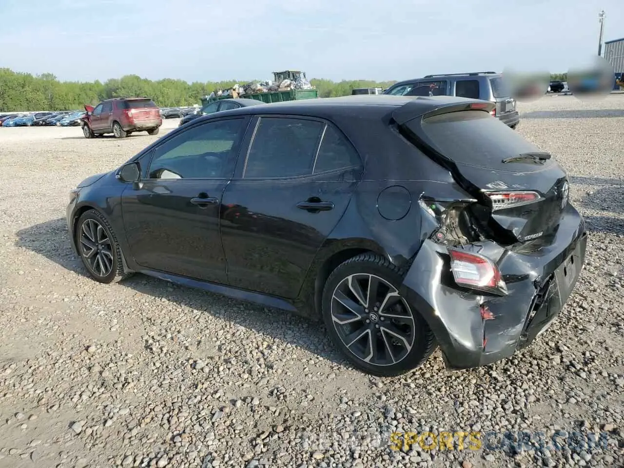 2 Photograph of a damaged car JTNC4MBE6M3105840 TOYOTA COROLLA 2021