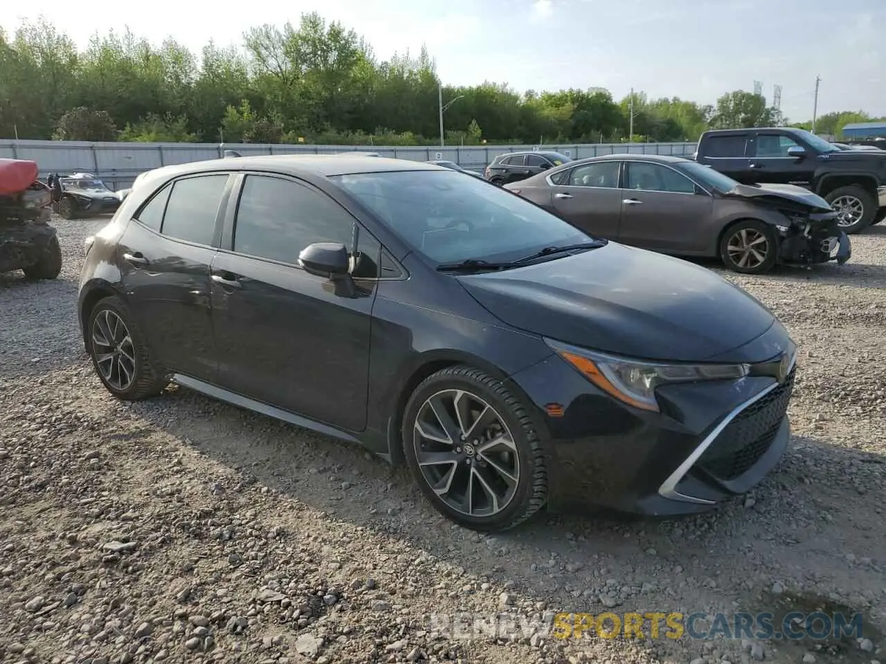 4 Photograph of a damaged car JTNC4MBE6M3105840 TOYOTA COROLLA 2021