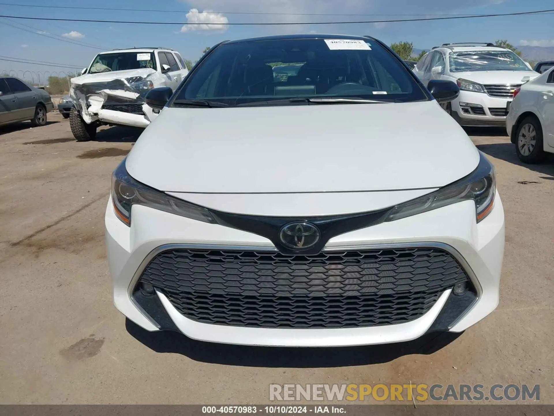 12 Photograph of a damaged car JTNC4MBE6M3127613 TOYOTA COROLLA 2021