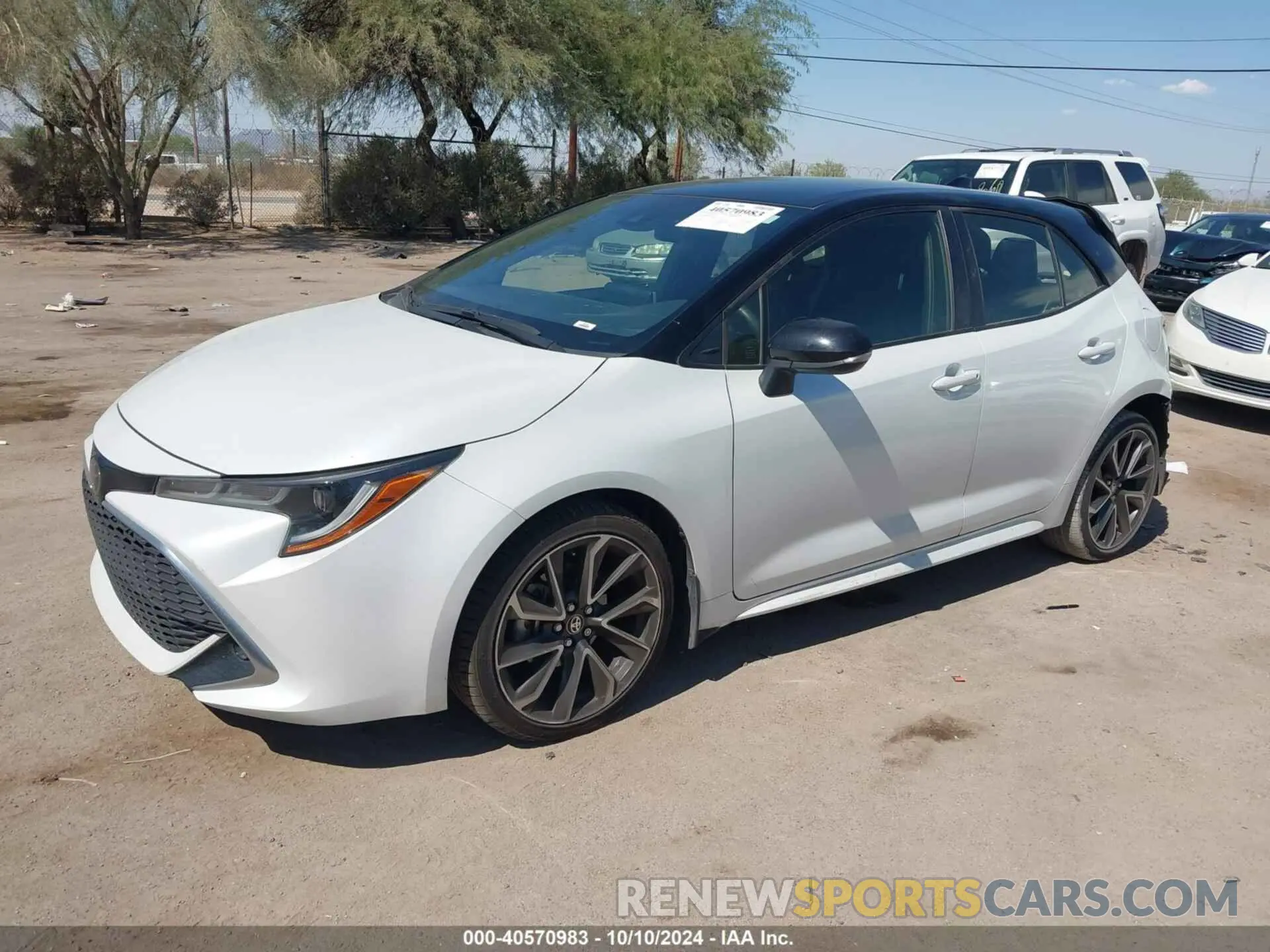 2 Photograph of a damaged car JTNC4MBE6M3127613 TOYOTA COROLLA 2021