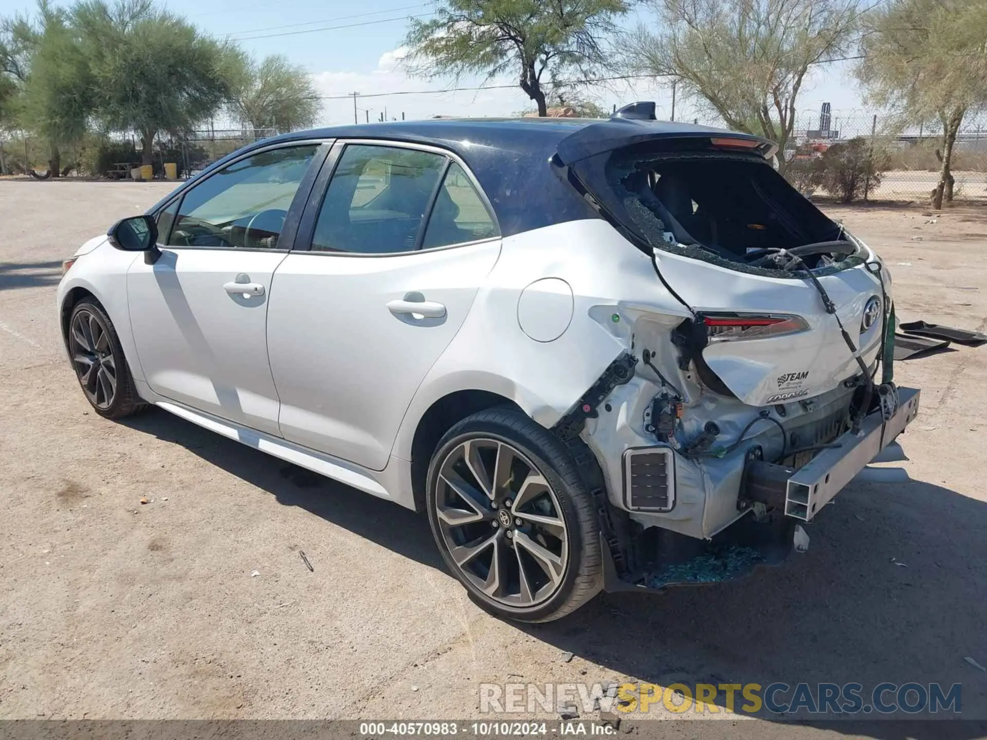 3 Photograph of a damaged car JTNC4MBE6M3127613 TOYOTA COROLLA 2021