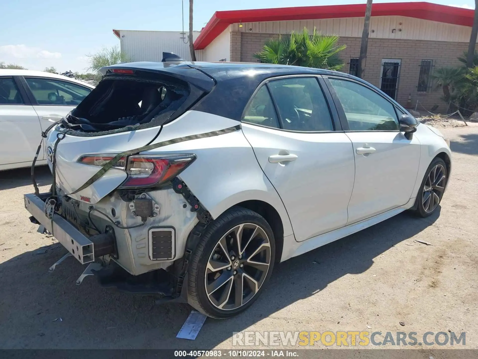 6 Photograph of a damaged car JTNC4MBE6M3127613 TOYOTA COROLLA 2021