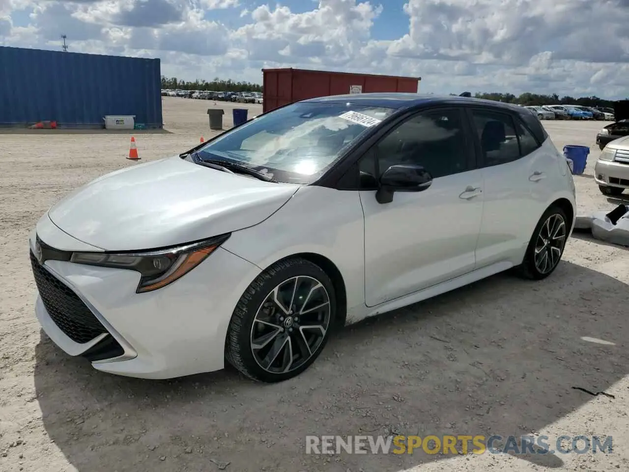 1 Photograph of a damaged car JTNC4MBE7M3107175 TOYOTA COROLLA 2021
