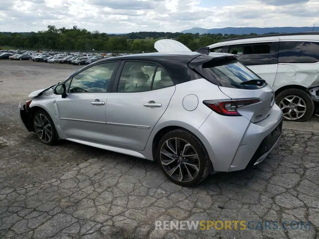 2 Photograph of a damaged car JTNC4MBE7M3125871 TOYOTA COROLLA 2021