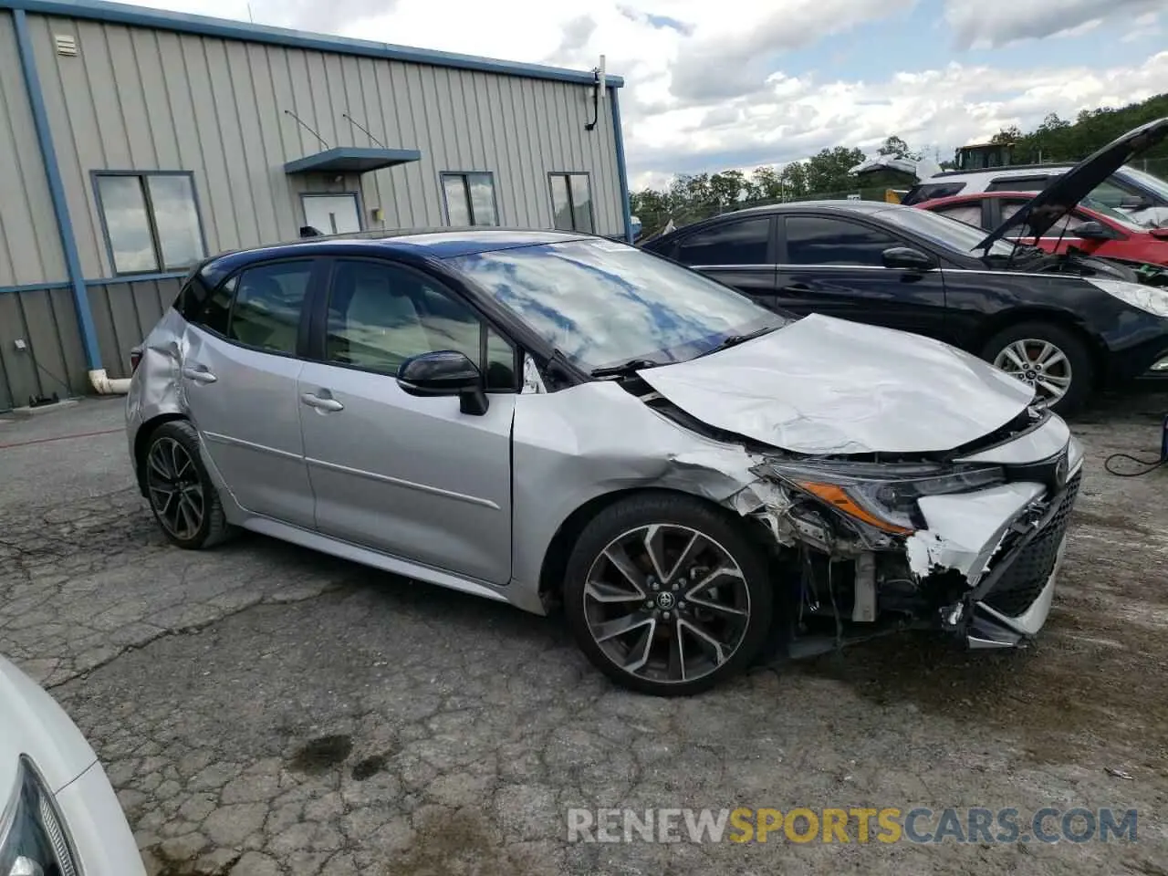 4 Photograph of a damaged car JTNC4MBE7M3125871 TOYOTA COROLLA 2021