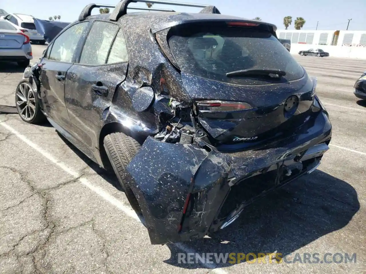 3 Photograph of a damaged car JTNC4MBE9M3121952 TOYOTA COROLLA 2021