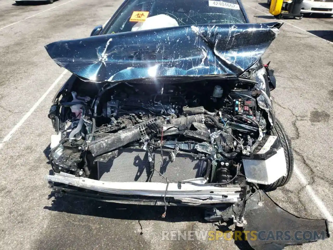 9 Photograph of a damaged car JTNC4MBE9M3121952 TOYOTA COROLLA 2021