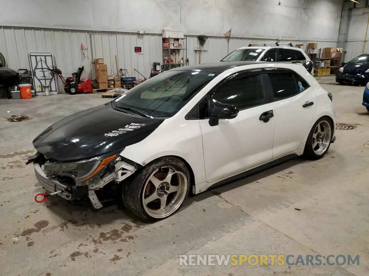 1 Photograph of a damaged car JTND4MBE0M3110536 TOYOTA COROLLA 2021