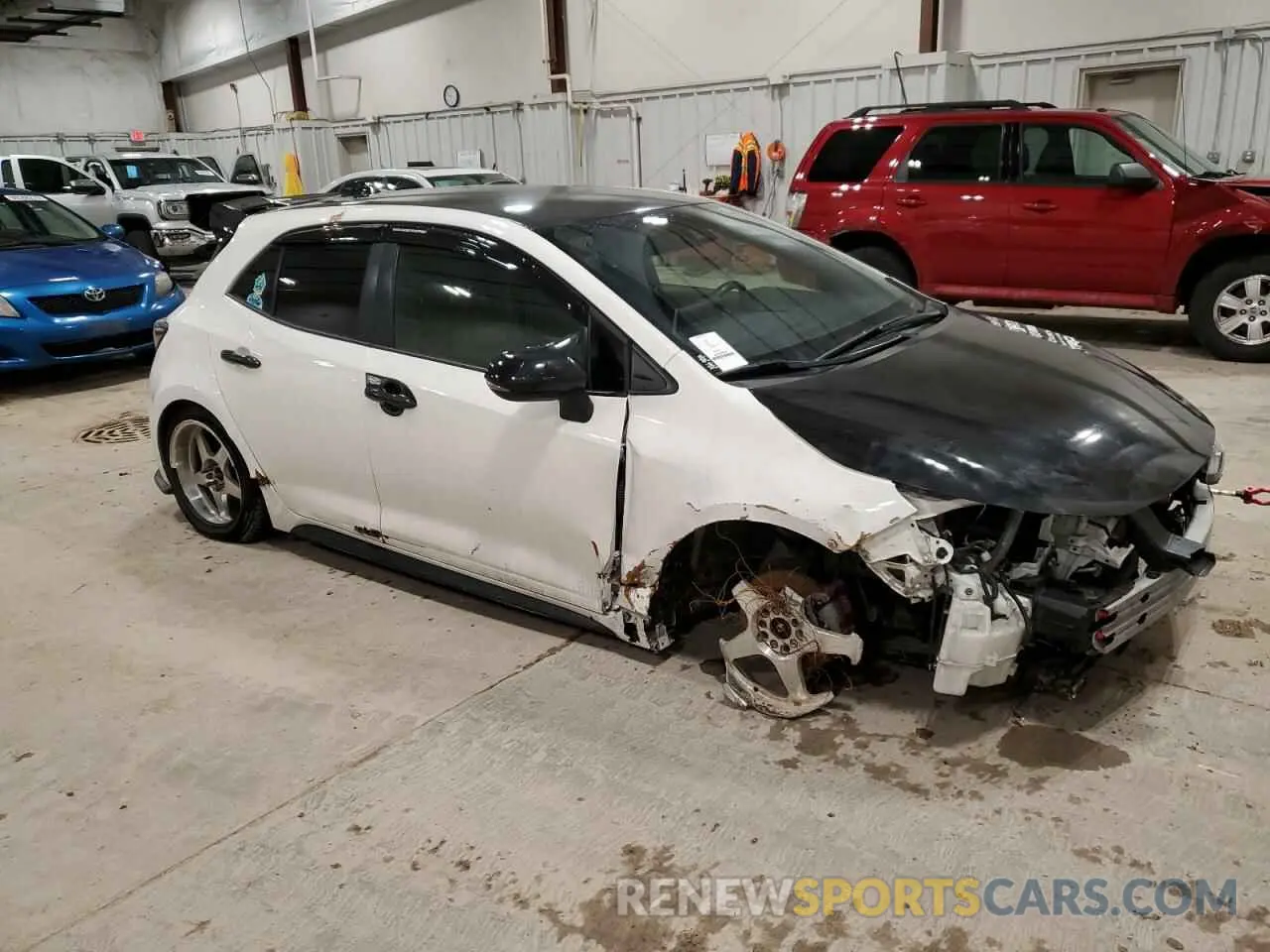 4 Photograph of a damaged car JTND4MBE0M3110536 TOYOTA COROLLA 2021