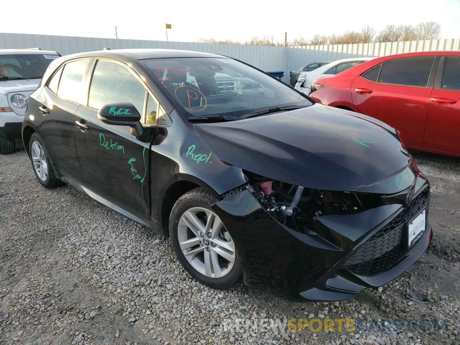 1 Photograph of a damaged car JTND4MBE0M3110892 TOYOTA COROLLA 2021