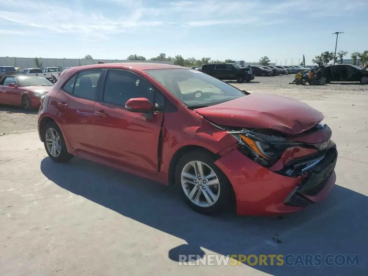 4 Photograph of a damaged car JTND4MBE0M3117342 TOYOTA COROLLA 2021