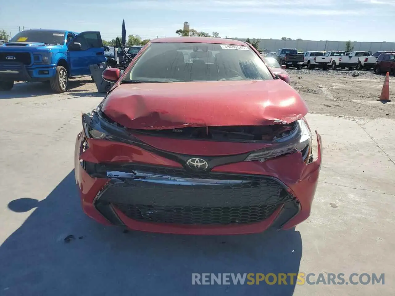 5 Photograph of a damaged car JTND4MBE0M3117342 TOYOTA COROLLA 2021