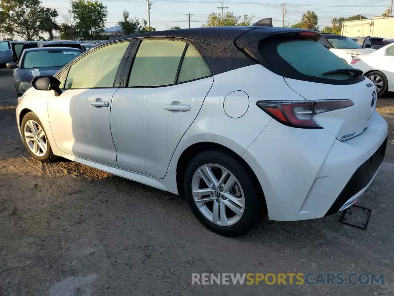 2 Photograph of a damaged car JTND4MBE0M3122864 TOYOTA COROLLA 2021