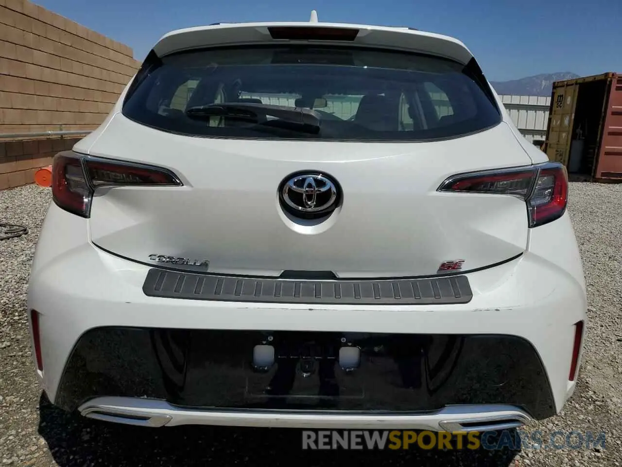 6 Photograph of a damaged car JTND4MBE0M3130513 TOYOTA COROLLA 2021