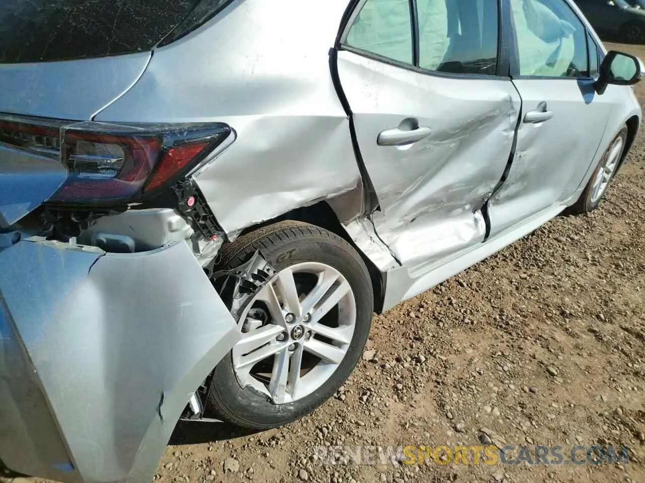 9 Photograph of a damaged car JTND4MBE0M3136022 TOYOTA COROLLA 2021