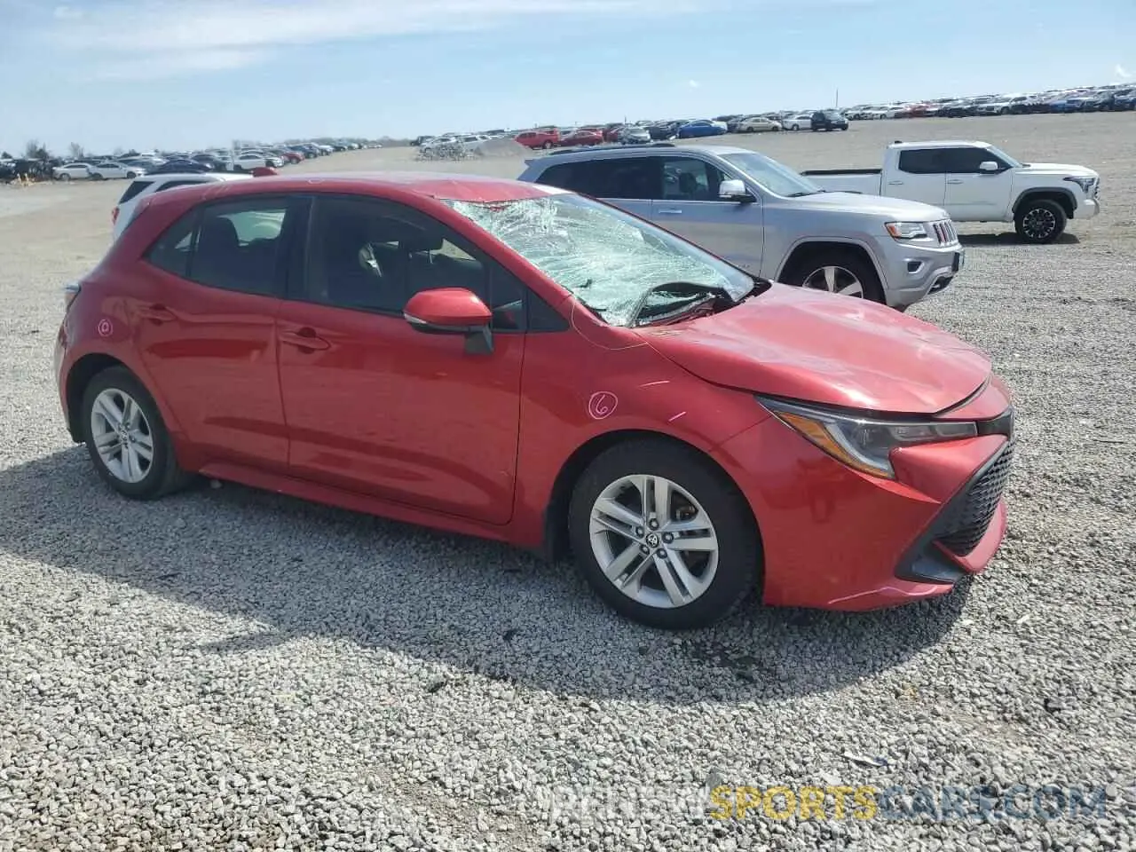 4 Photograph of a damaged car JTND4MBE0M3137459 TOYOTA COROLLA 2021