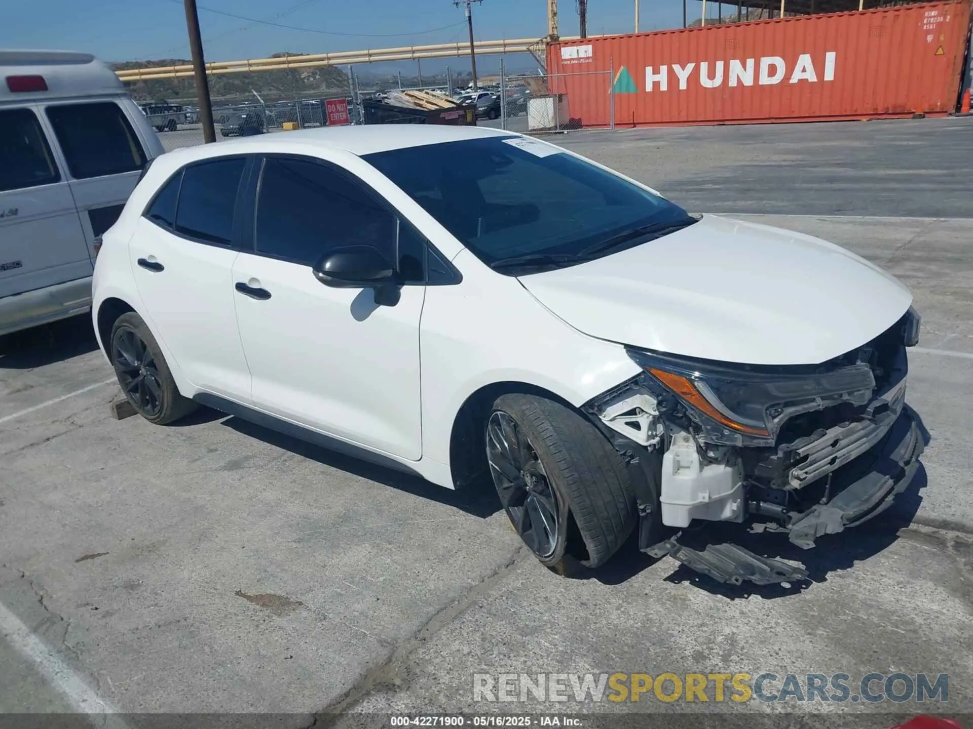1 Photograph of a damaged car JTND4MBE1M3115180 TOYOTA COROLLA 2021