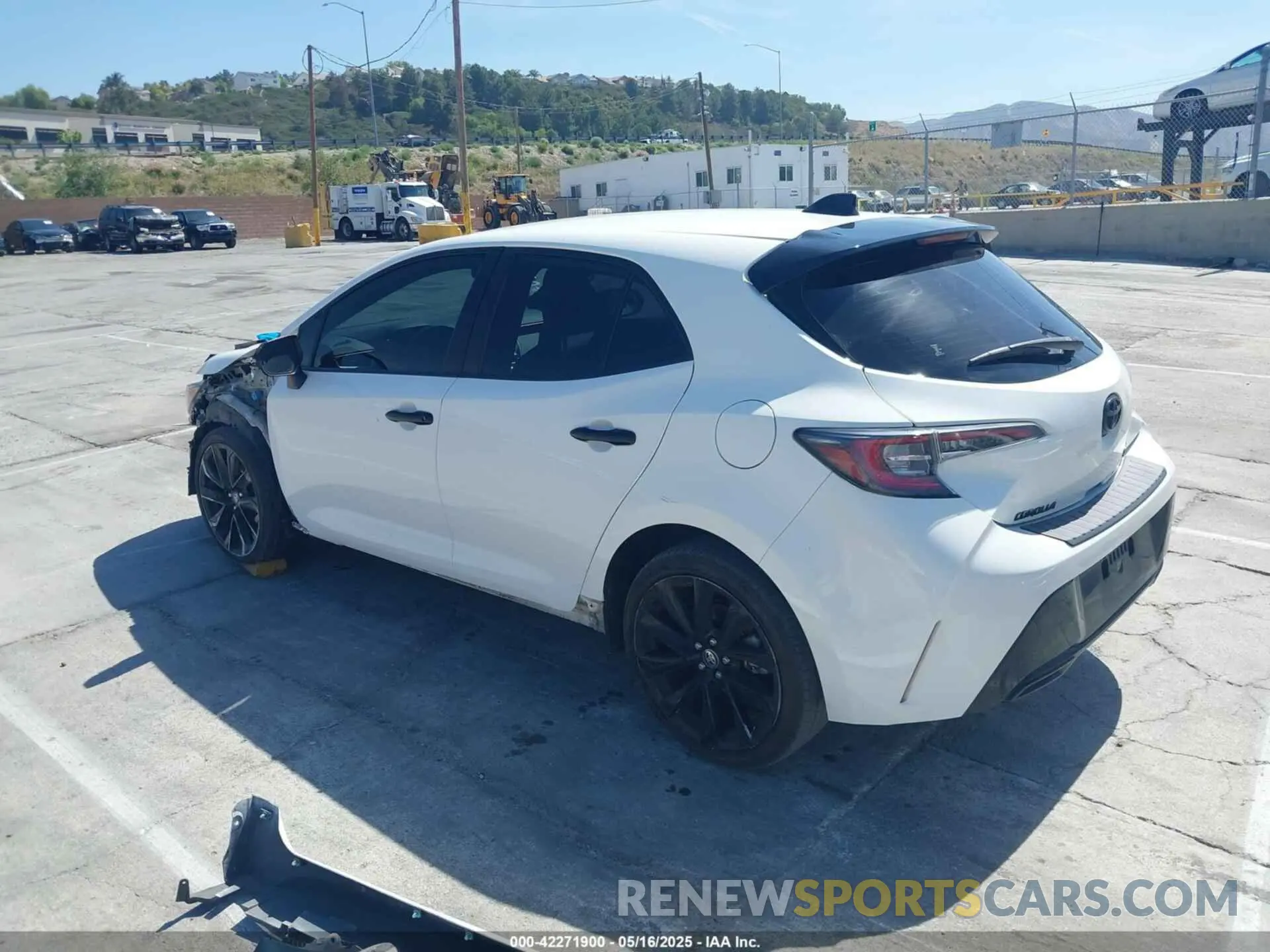3 Photograph of a damaged car JTND4MBE1M3115180 TOYOTA COROLLA 2021