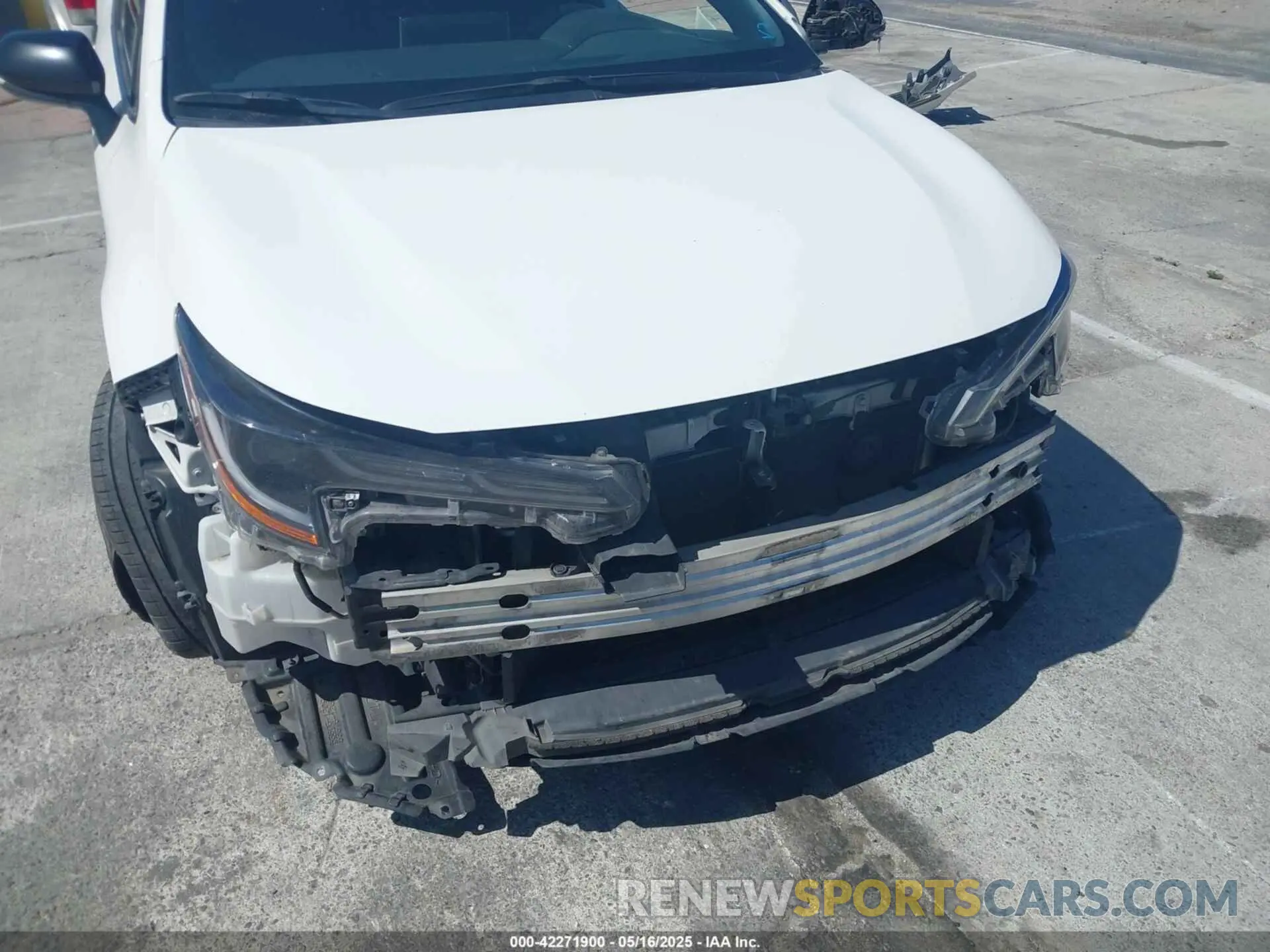 6 Photograph of a damaged car JTND4MBE1M3115180 TOYOTA COROLLA 2021