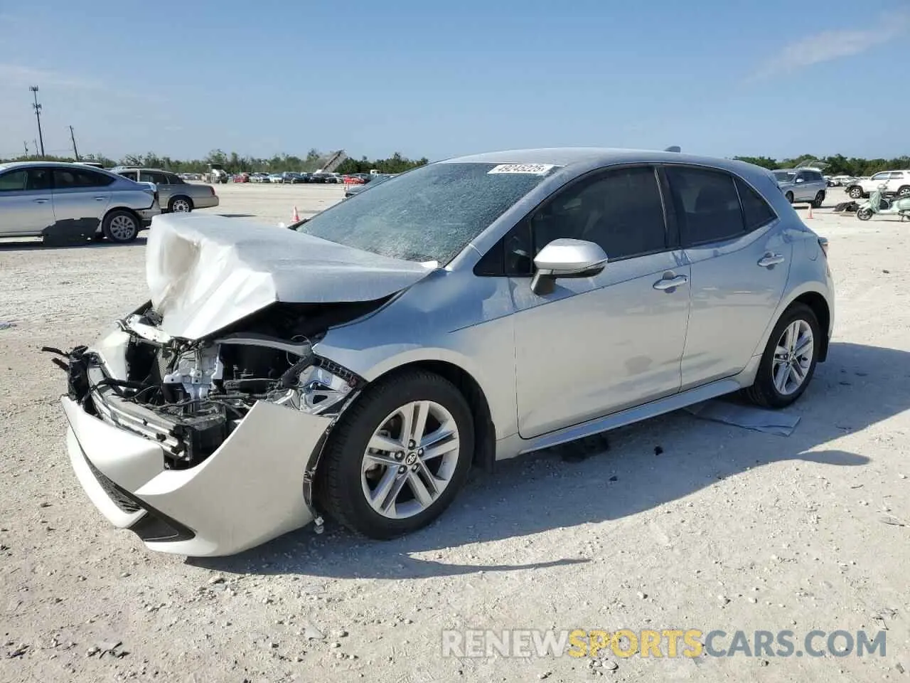 1 Photograph of a damaged car JTND4MBE1M3126373 TOYOTA COROLLA 2021