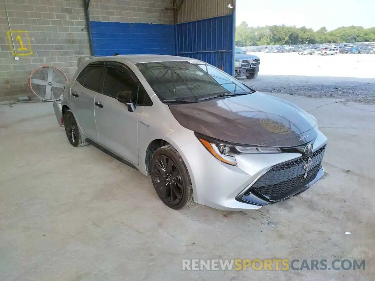 1 Photograph of a damaged car JTND4MBE1M3139253 TOYOTA COROLLA 2021