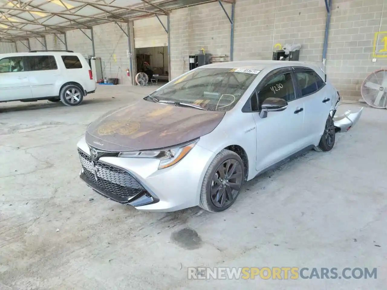 2 Photograph of a damaged car JTND4MBE1M3139253 TOYOTA COROLLA 2021