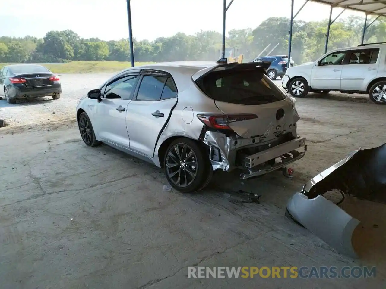 3 Photograph of a damaged car JTND4MBE1M3139253 TOYOTA COROLLA 2021