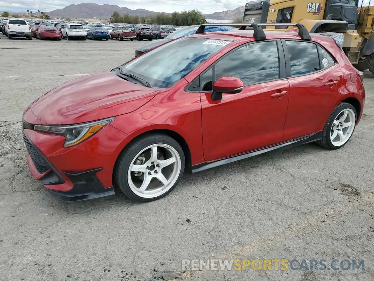 1 Photograph of a damaged car JTND4MBE2M3106889 TOYOTA COROLLA 2021