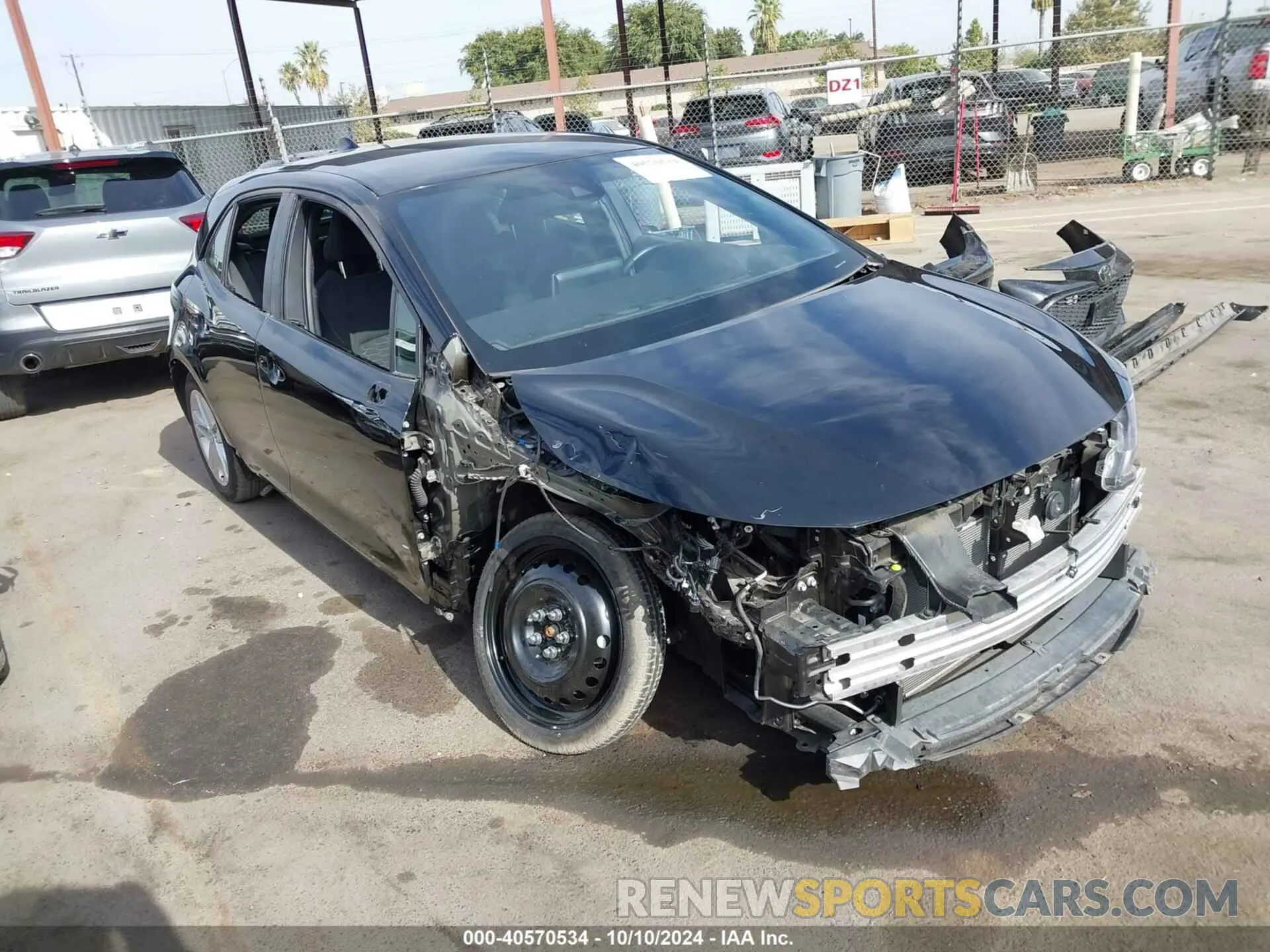 1 Photograph of a damaged car JTND4MBE2M3112157 TOYOTA COROLLA 2021