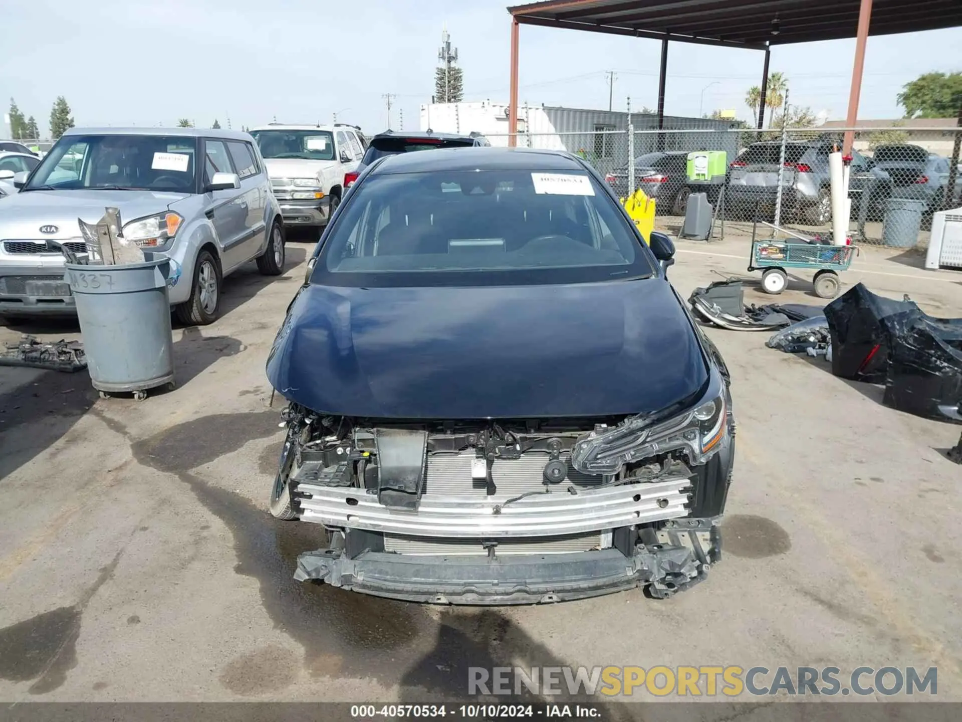 13 Photograph of a damaged car JTND4MBE2M3112157 TOYOTA COROLLA 2021