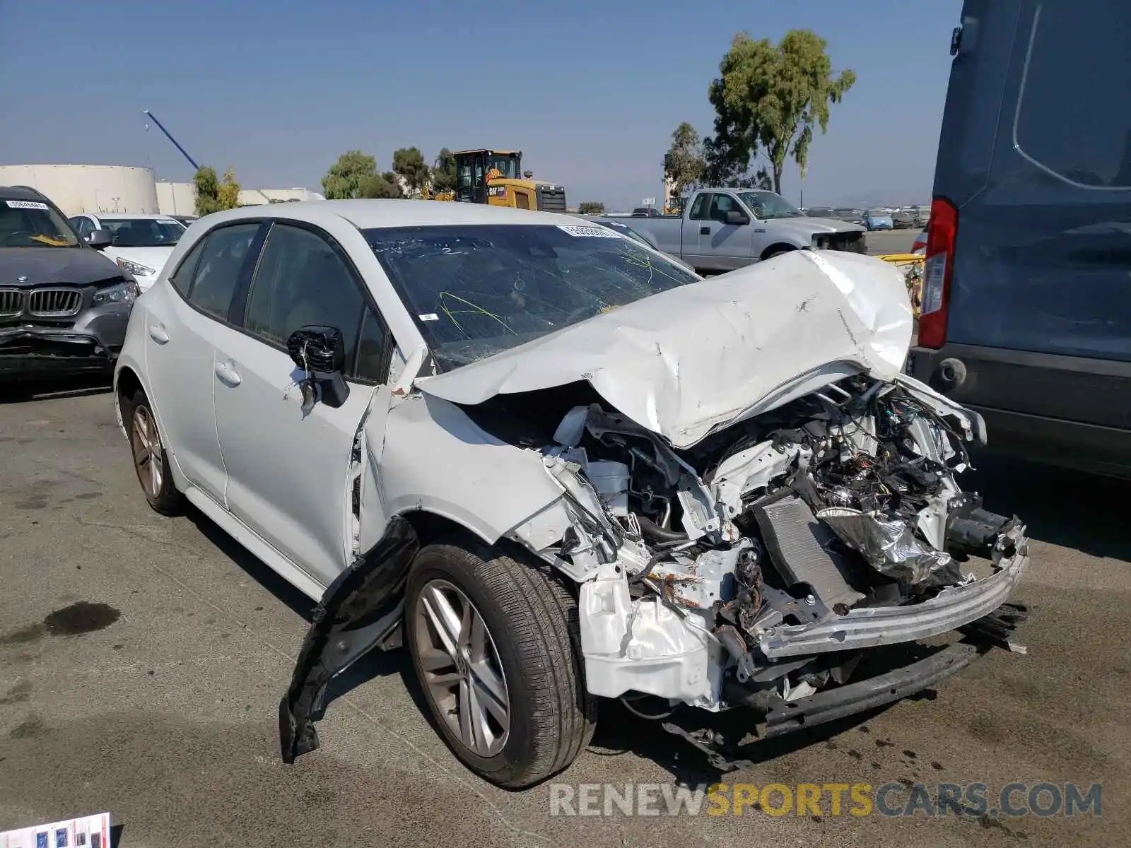 1 Photograph of a damaged car JTND4MBE2M3113583 TOYOTA COROLLA 2021