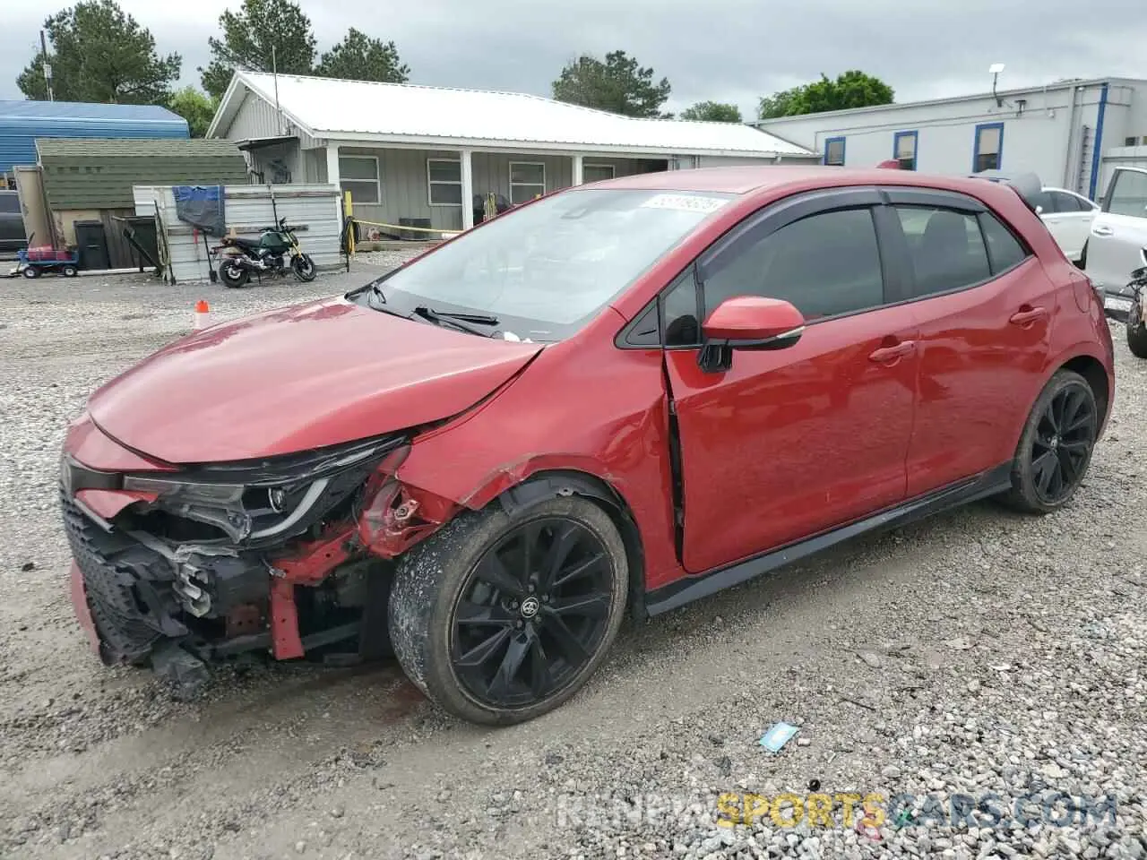 1 Photograph of a damaged car JTND4MBE2M3115026 TOYOTA COROLLA 2021