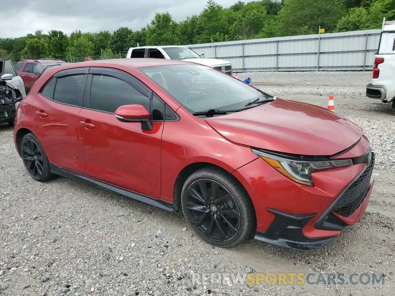 4 Photograph of a damaged car JTND4MBE2M3115026 TOYOTA COROLLA 2021