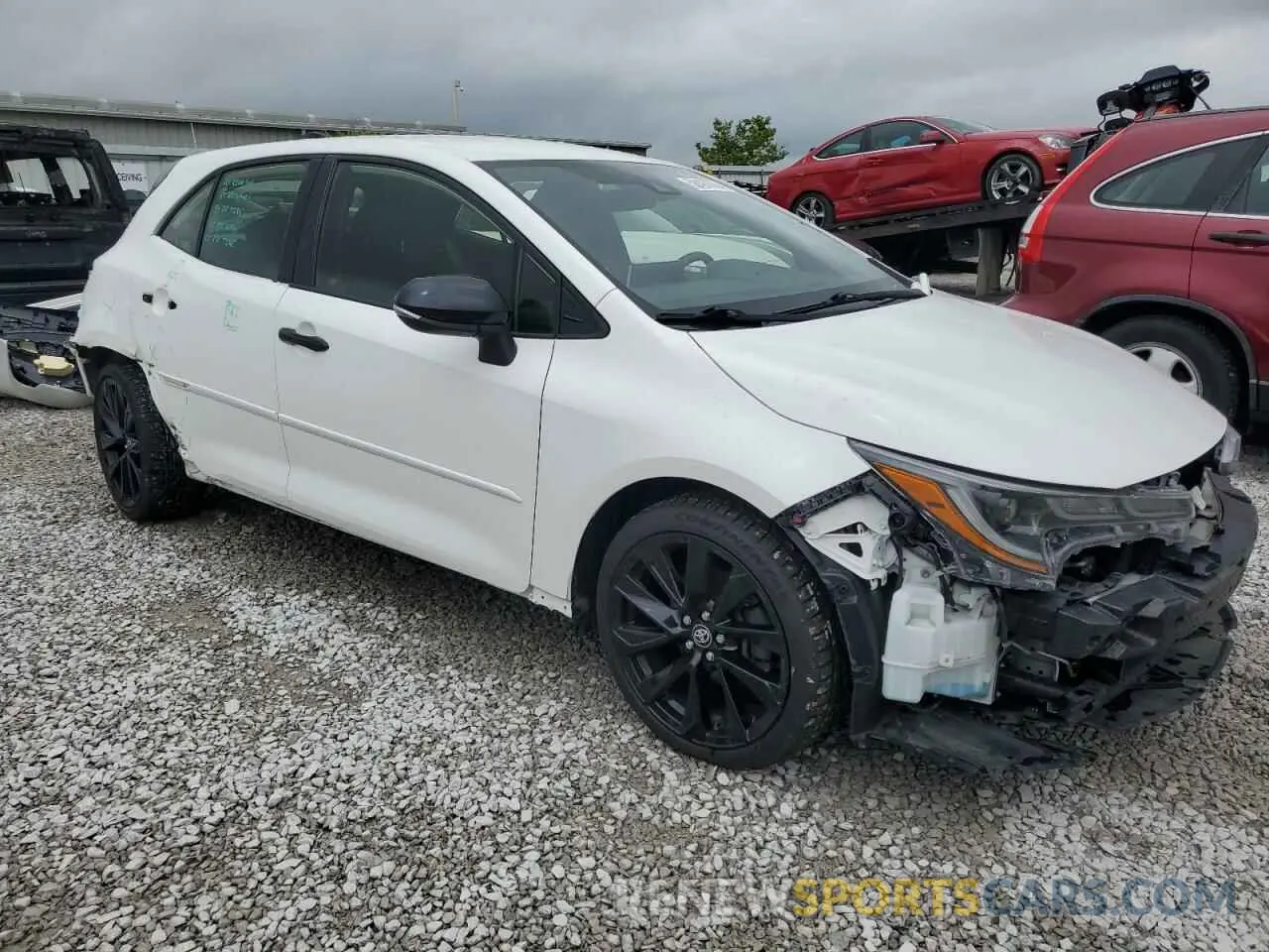 4 Photograph of a damaged car JTND4MBE2M3117603 TOYOTA COROLLA 2021