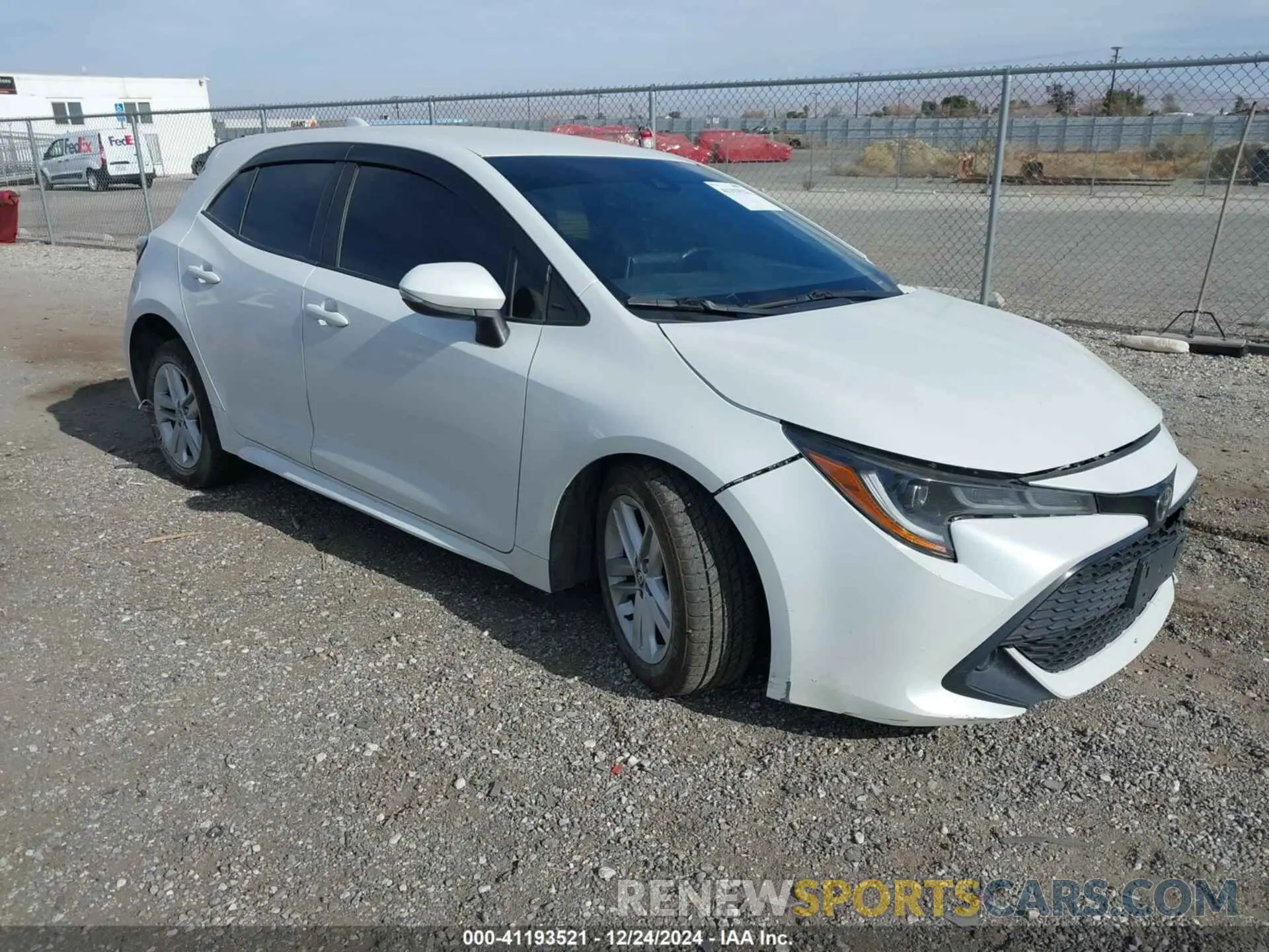 1 Photograph of a damaged car JTND4MBE2M3131730 TOYOTA COROLLA 2021