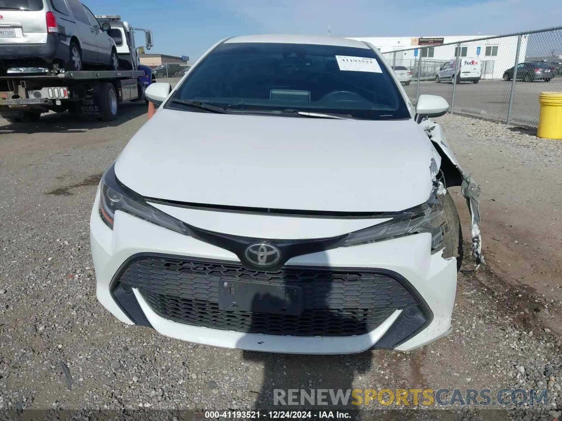 12 Photograph of a damaged car JTND4MBE2M3131730 TOYOTA COROLLA 2021